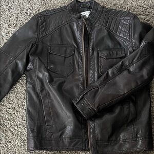 Men's Brown Leather Jacket